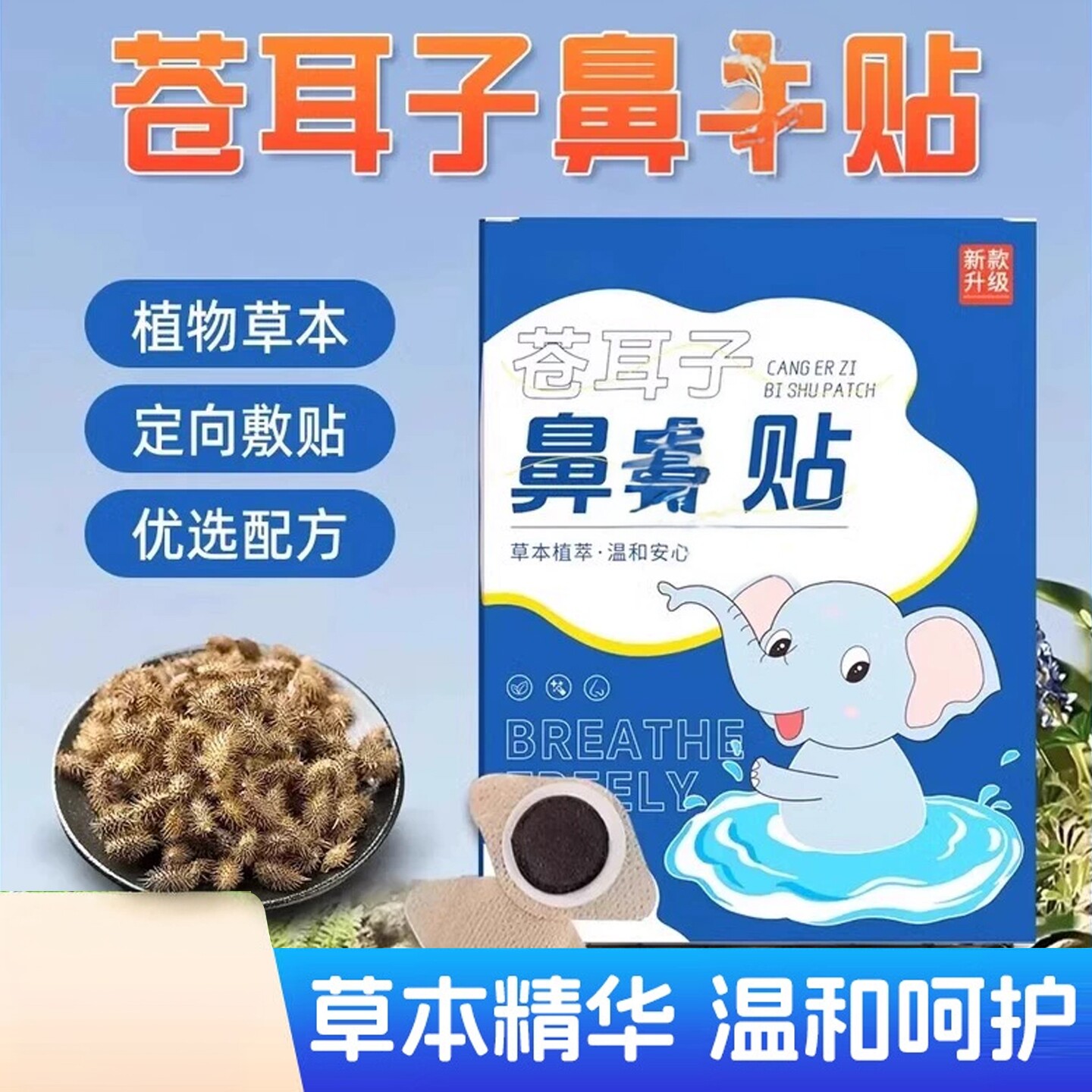 苍耳子鼻舒贴温和定向贴