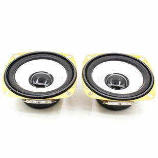 直径7.8cm 4欧5瓦 78MM方形3寸白盆黑盆帽蓝牙音响功放喇叭