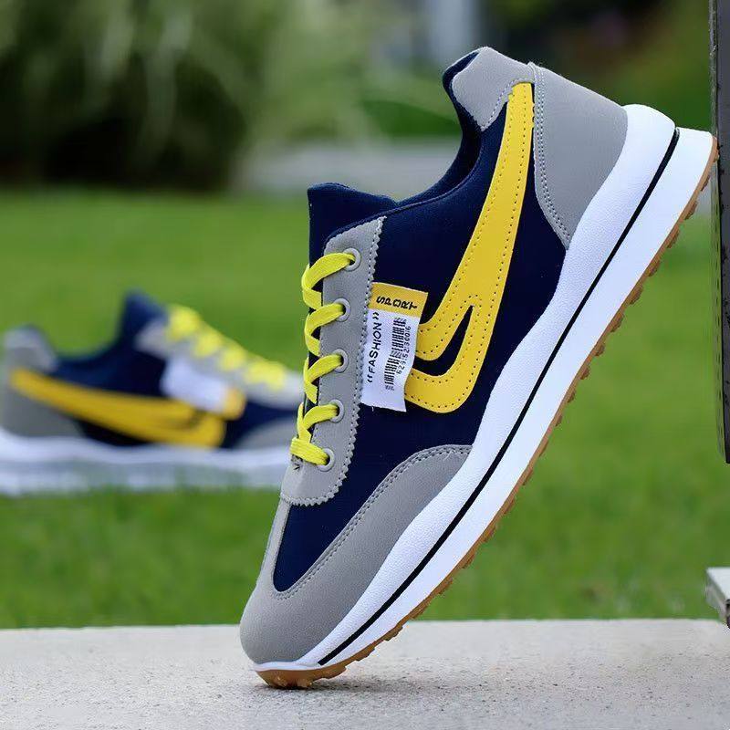 帆布男鞋2025春秋新款透气老北京布鞋防滑软底男士运动休闲鞋子男