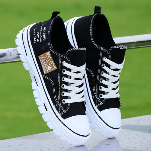 春秋帆布鞋男鞋软底老北京布鞋男