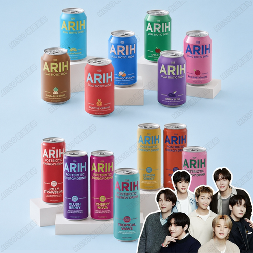 BTS联名韩国ARIH苏打饮料14种