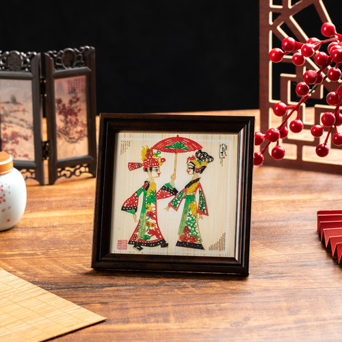 西安旅游工艺品皮影装饰摆件特色工艺品礼品送老外