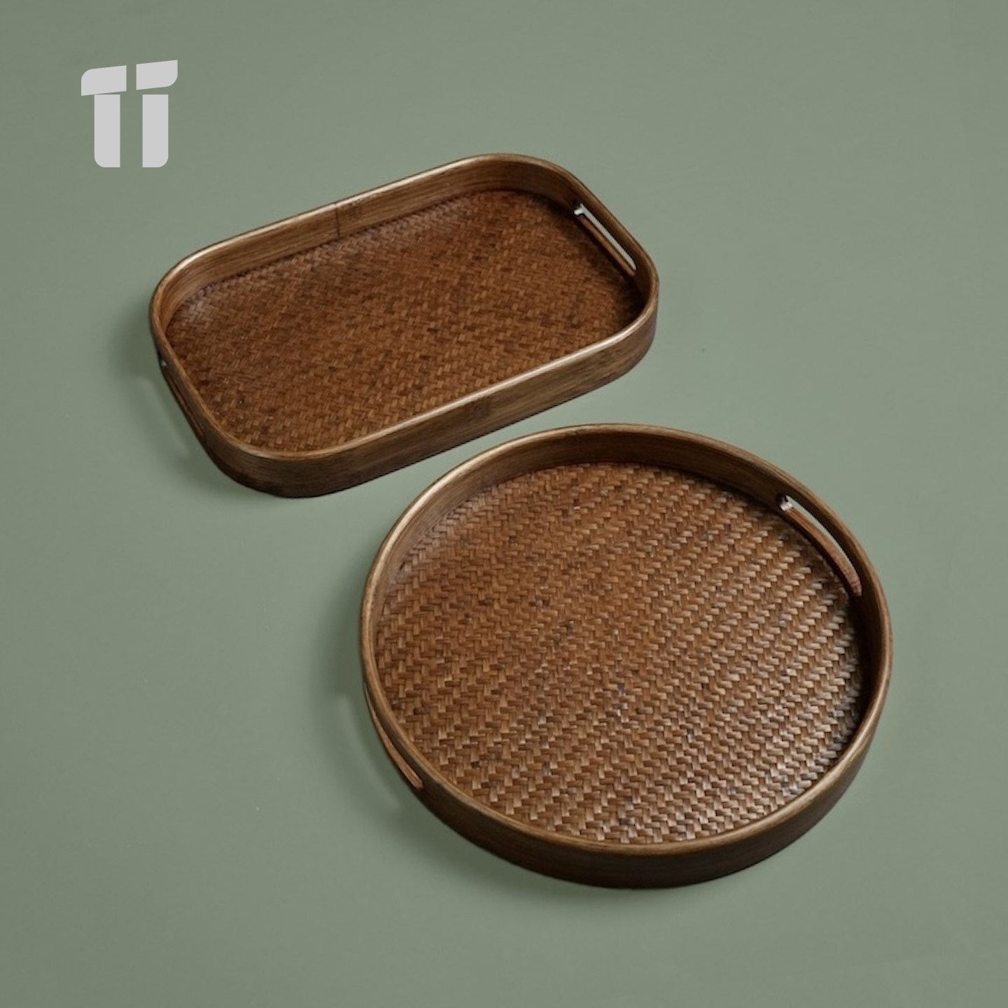 阿德竹茶盘干泡台茶具收纳盒茶盘奉茶盘茶杯茶水托盘中式竹编手工,特色手工艺,竹编/竹雕,淘宝优惠券,粉丝福利购,淘宝优惠卷