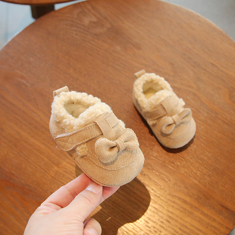 一阶段女宝宝勃肯学步棉鞋