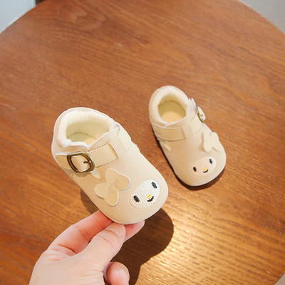 婴儿棉鞋公主学步鞋加厚保暖