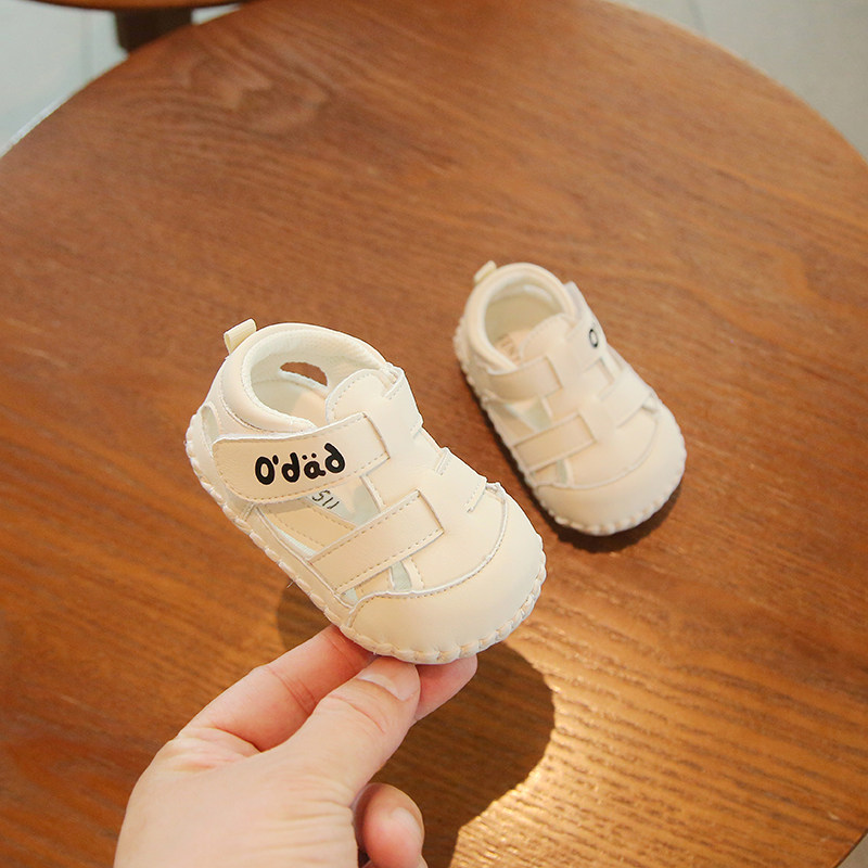 夏季一岁男宝宝凉鞋包头一阶段婴幼儿学步鞋软底小月龄鞋子婴儿鞋
