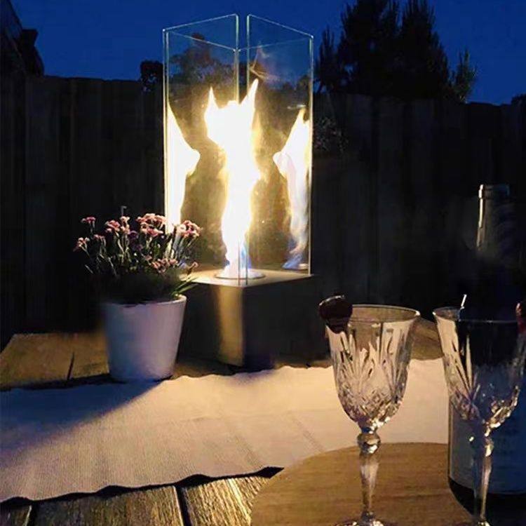 团长旋风酒精小壁炉装饰取暖炉网红摆件真火室内外庭院桌面装饰炉