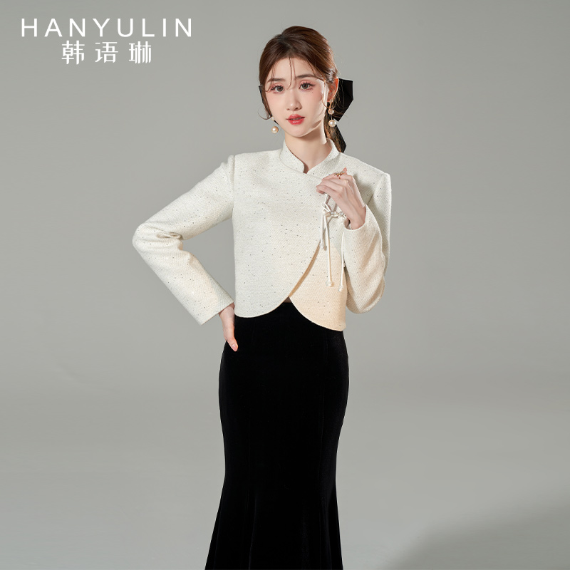 韩语琳空间小香风短款高级感外套