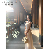 韩语琳 两件套 2025马甲背心阔腿裤 轻奢气质女神范高级感套装 春季