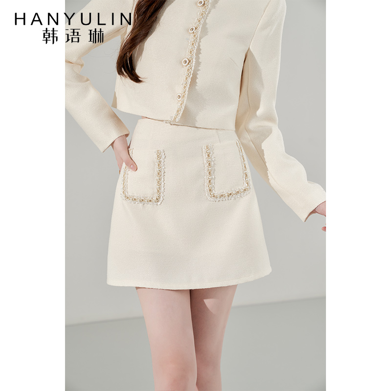韩语琳空间短裙高级小香风半身裙
