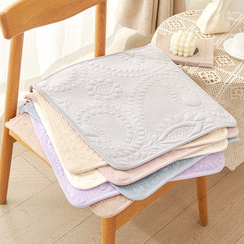 花落雨加厚毛绒椅子垫耐磨防猫抓