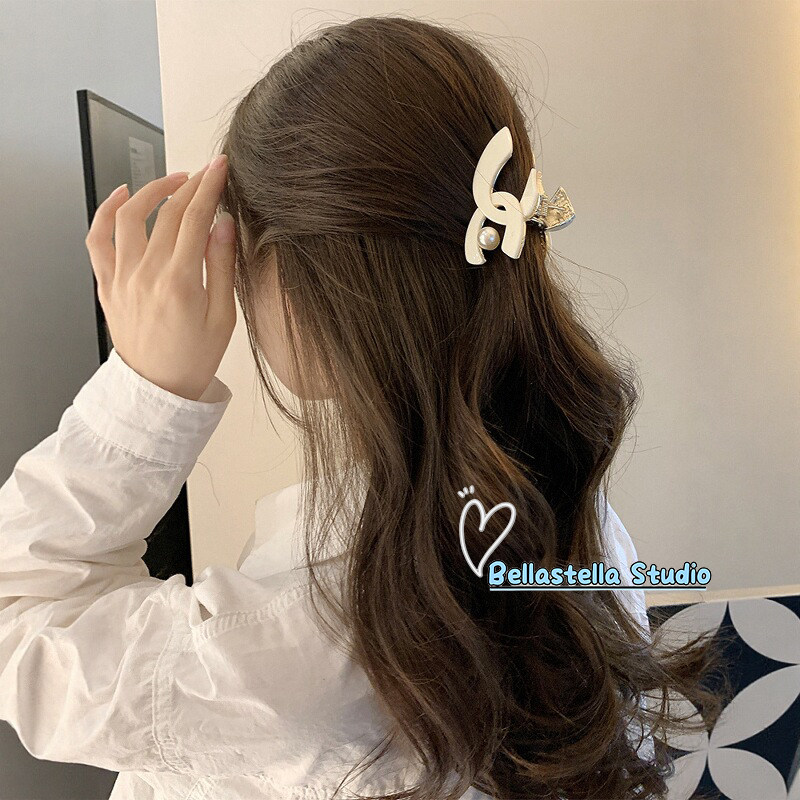 小香风珍珠时髦发夹中小号抓夹女高级感后脑勺盘发卡精致气质头饰,饰品/流行首饰/时尚饰品新,发饰,淘宝优惠券,粉丝福利购,淘宝优惠卷