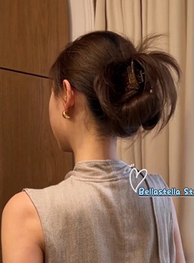 法式复古醋酸小抓夹发夹女后脑勺2025新款高级感鲨鱼夹发卡头饰品