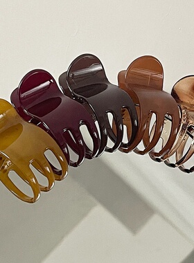 高马尾固定神器抓夹发卡后脑勺小号鲨鱼夹网红同款防塌发夹发饰