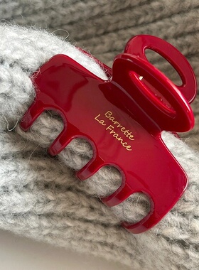 韩式ins金标复古中号醋酸抓夹女高级感后脑勺2024新款盘发鲨鱼夹