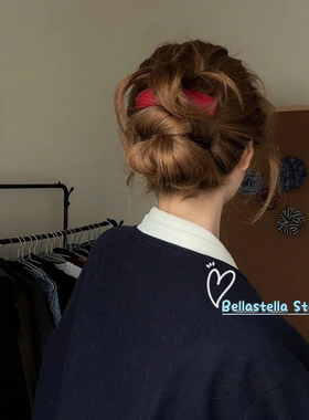 高级感醋酸弹簧夹女2025新款一字发夹日常通勤百搭后脑勺扎发头饰