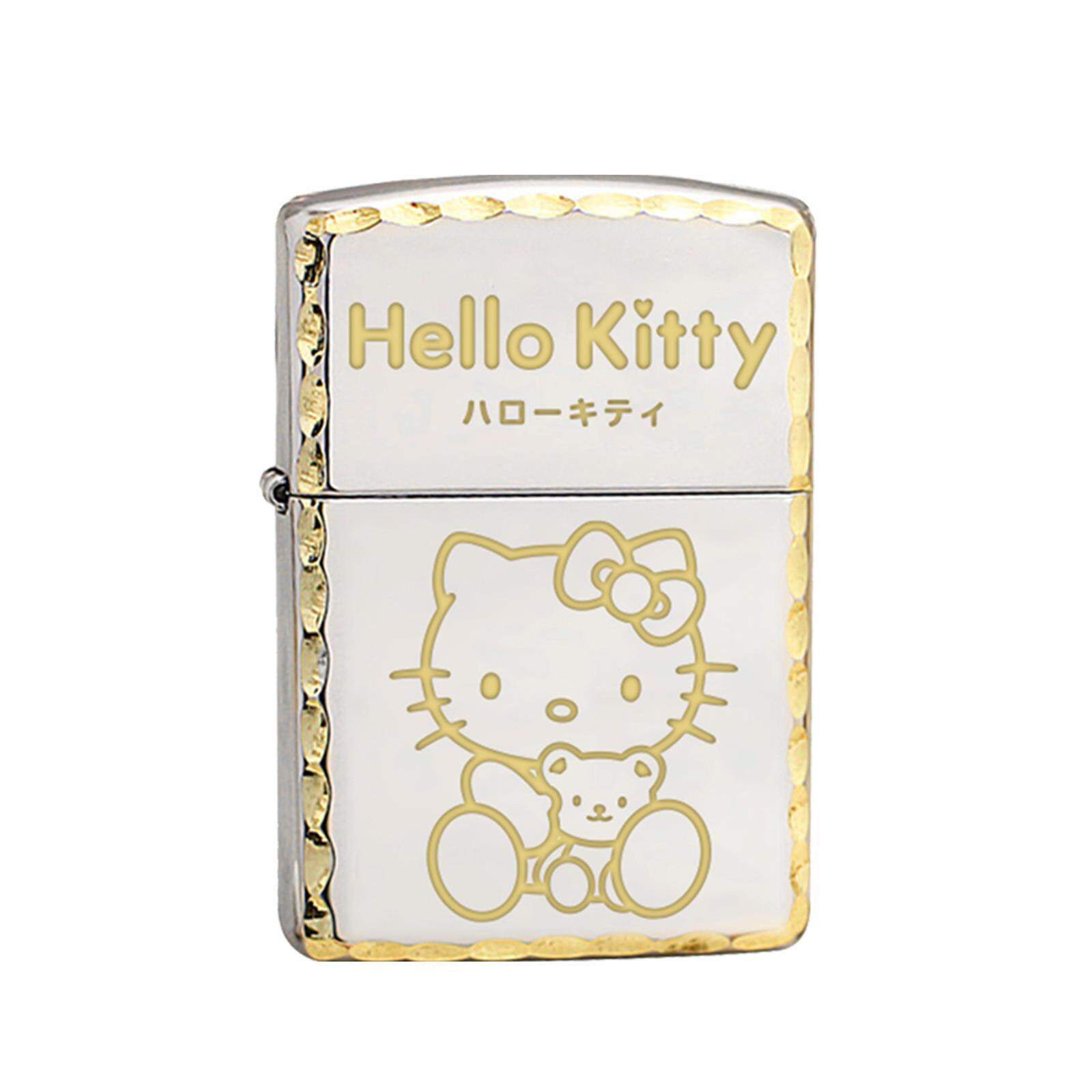 zippo凯蒂猫打火机hello kitty限量防风女高颜值可爱送男友礼物油