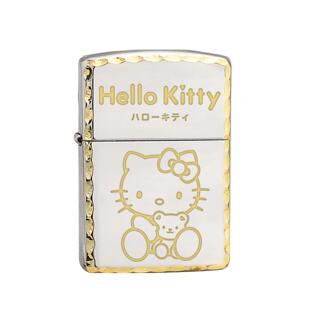 zippo凯蒂猫打火机hello kitty限量防风女高颜值可爱送男友礼物油