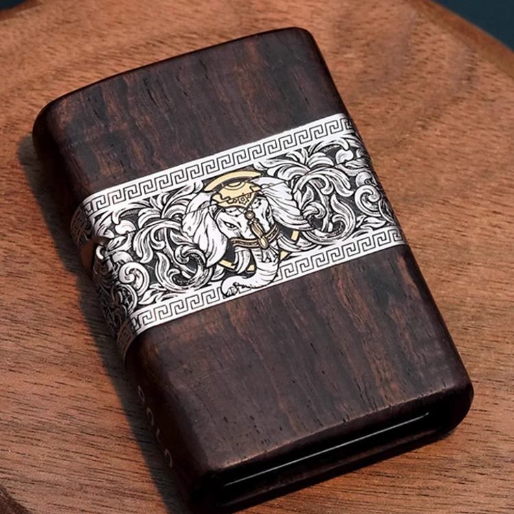 zippo如意吉象礼物zippo错金系列
