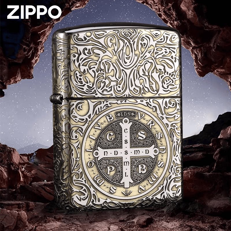 zippo正版打火机康斯坦丁牧师恶灵挽歌地狱神探雕刻收藏男士送礼