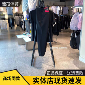 安踏2023女秋款针织九分裤透气束脚运动裤跑步运动长裤162337322