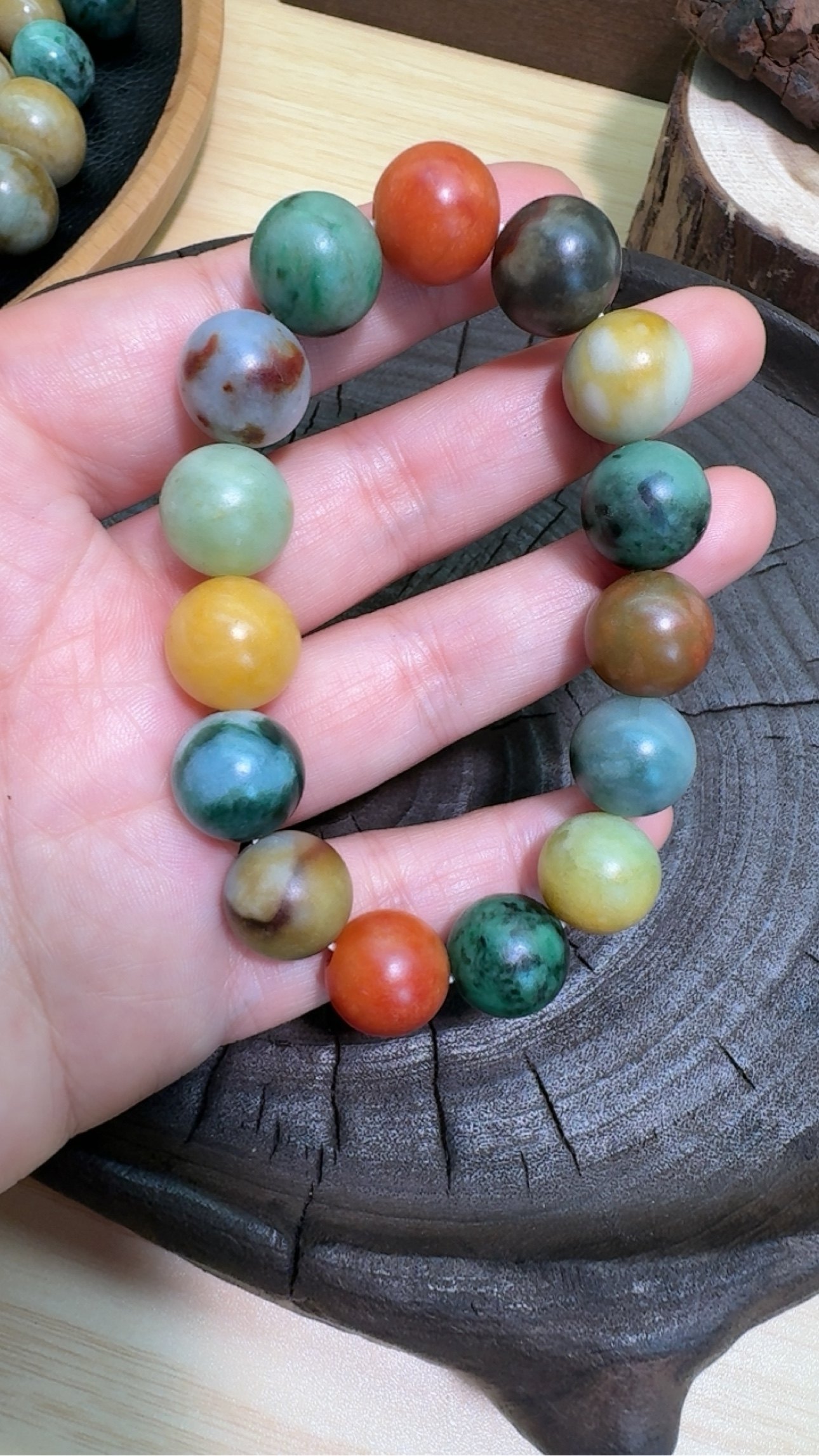 卡13+腾冲老料多宝手串,珠宝/钻石/翡翠,手饰,淘宝优惠券,粉丝福利购,淘宝优惠卷