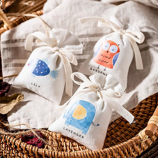 Museum 栀子花香囊可爱卡通香包持久衣柜车载除味卧室 Art文创店