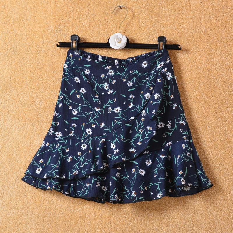 半身裙春夏季新款韩版荷叶边