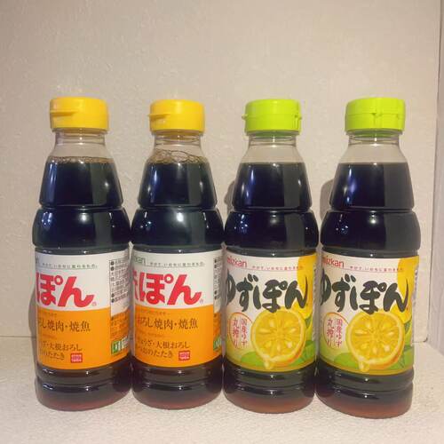日本进口米滋味滋康经典柑橘醋MIZKAN丸榨柚子醋凉拌醋沙拉调味汁