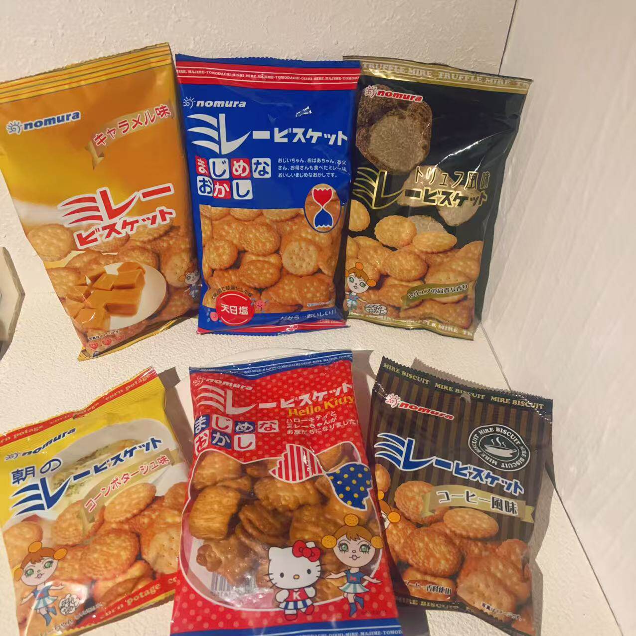 日本小圆饼蔡文静饼干野村天日盐饼干日本代购 日式小圆饼 海盐味