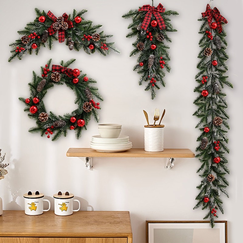 圣诞节装饰品圣诞树圈挂饰