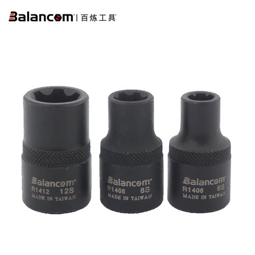 BALANCOM百炼工具天籁发动机缸盖螺丝拆卸工具 缸头螺丝套筒