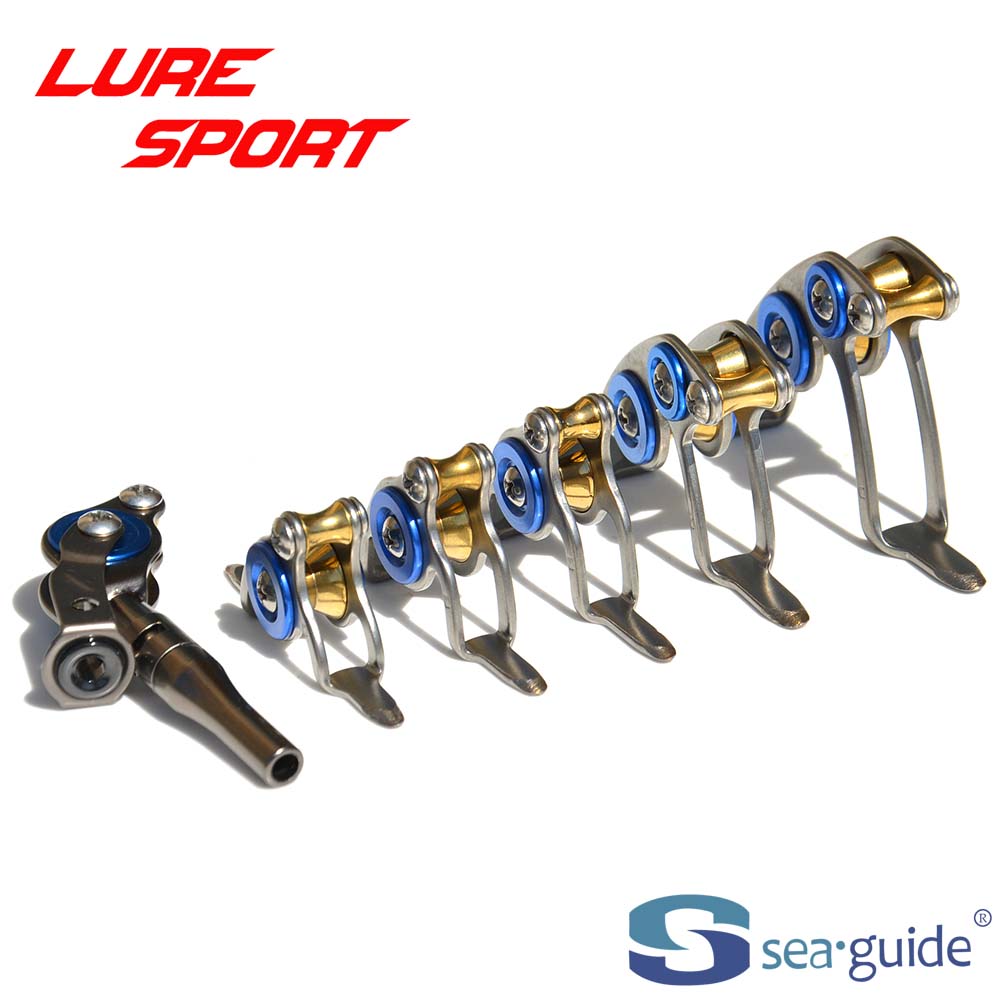兴泰SCXRHG铜滑轮导环SCXRHT-T转向顶环6只装套船钓拖钓竿DIY配件