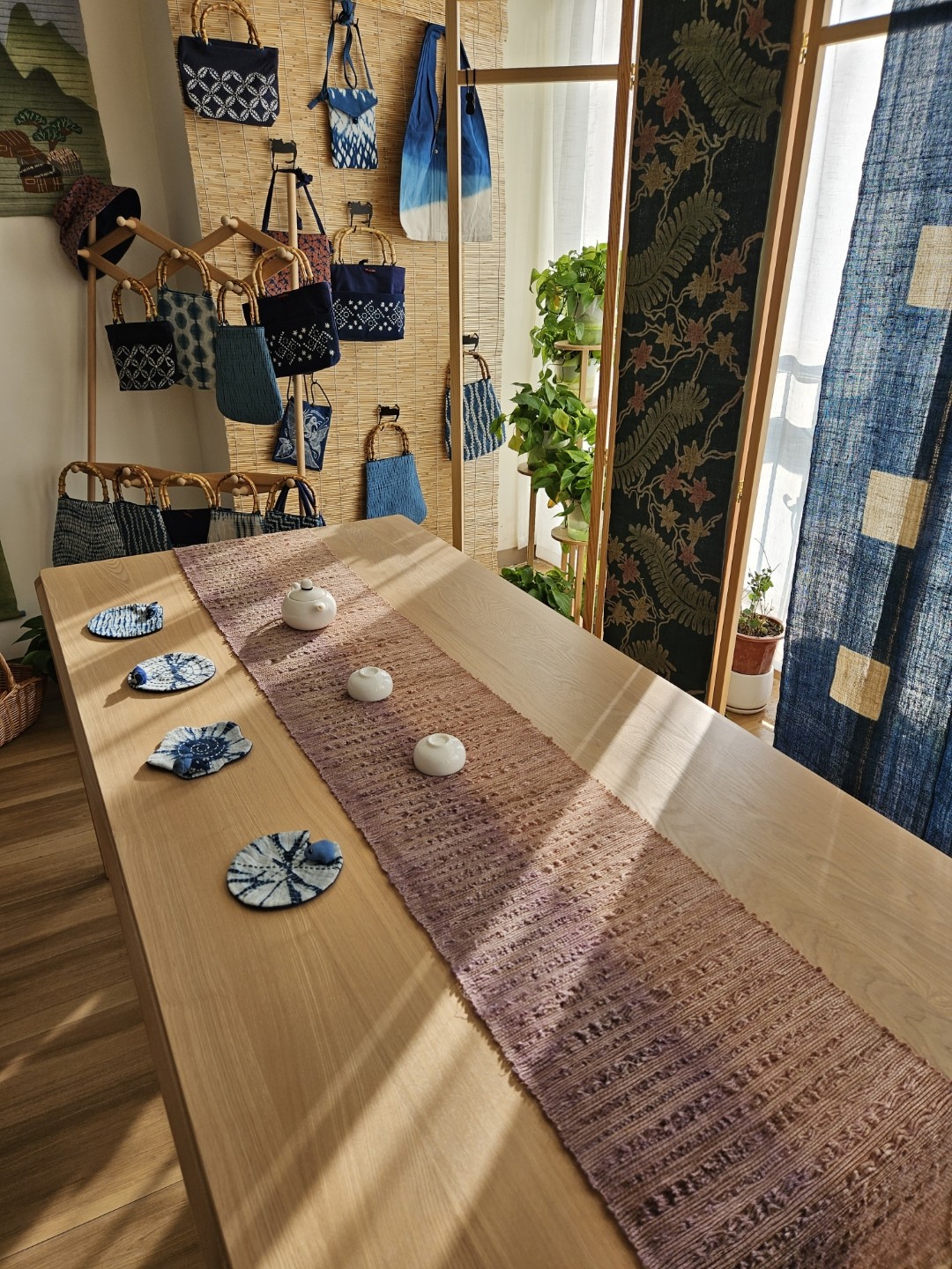 手工麻制茶席禅意桌旗居家装卫布桌席布艺家用装饰茶席