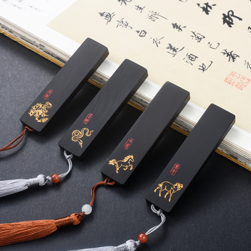 红木制32g十二生肖创意古风优盘(非品牌)