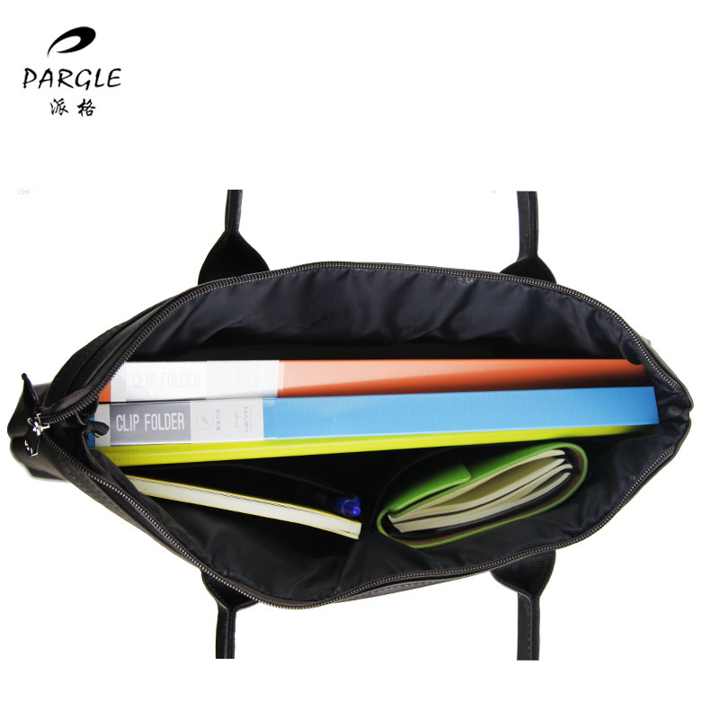 PAIGE 휴대용 문서 가방 더블 레이어 캐주얼 패션 비즈니스 남성과 여성 휴대용 문서 가방 서류 가방 326