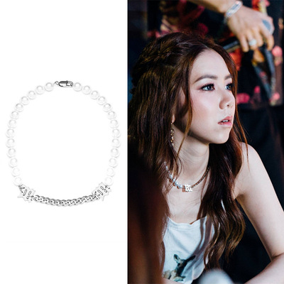 choker邓紫棋同款钛钢蹦迪锁骨链