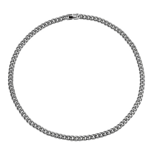 钛钢潮人港风男女古巴项链