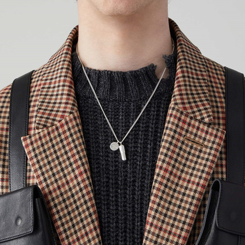 可打开胶囊药丸街头潮人风吊坠