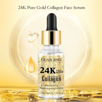 24K Gold Face Serum Essence Cream Whitening Anti Aging