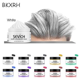 One-time Molding Paste temporary hair color wax men dye mud