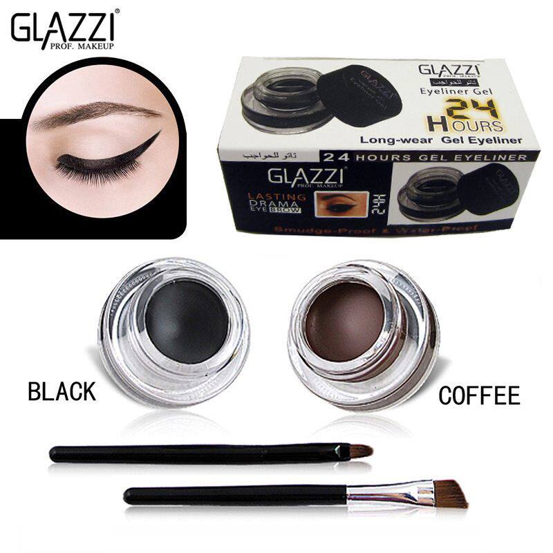 双色眼线膏2瓶装彩妆 Two-tone eyeliner 2 bottles of makeup