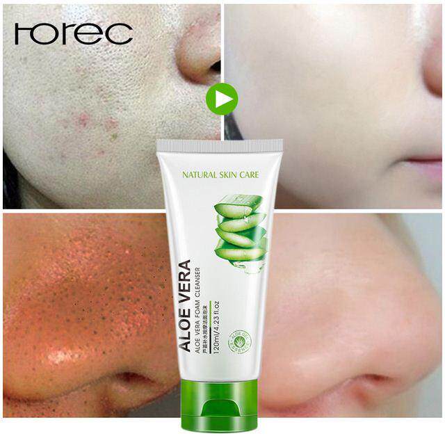 Aloe Vera Collagen Repair Facial Cleanser Acne芦荟补水洗面奶
