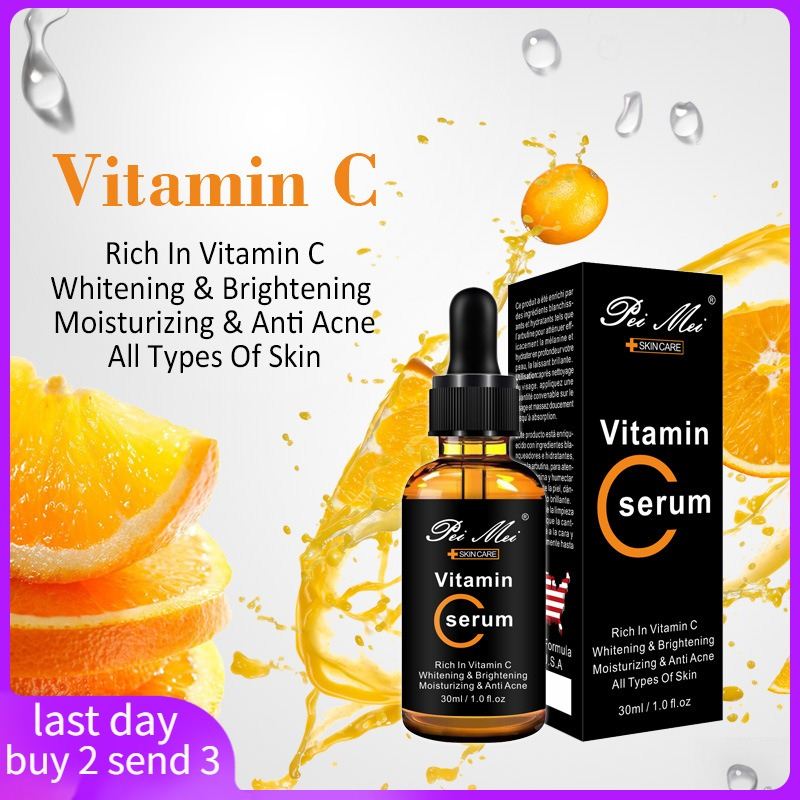 Vitamin C Liquid Serum Whitening VC Essence Oil精华液黑色素