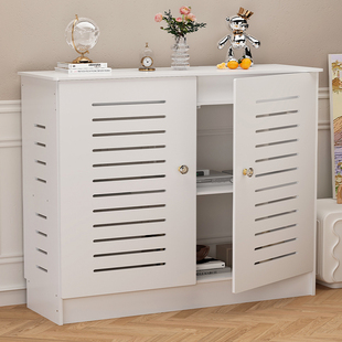 客厅wifi路由器收纳柜落地放置盒子收纳盒置物架装网线的柜子遮挡