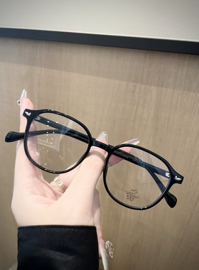 HanBo防蓝光防辐射小弯勾方圆框眼镜六色可选可配镜丹阳