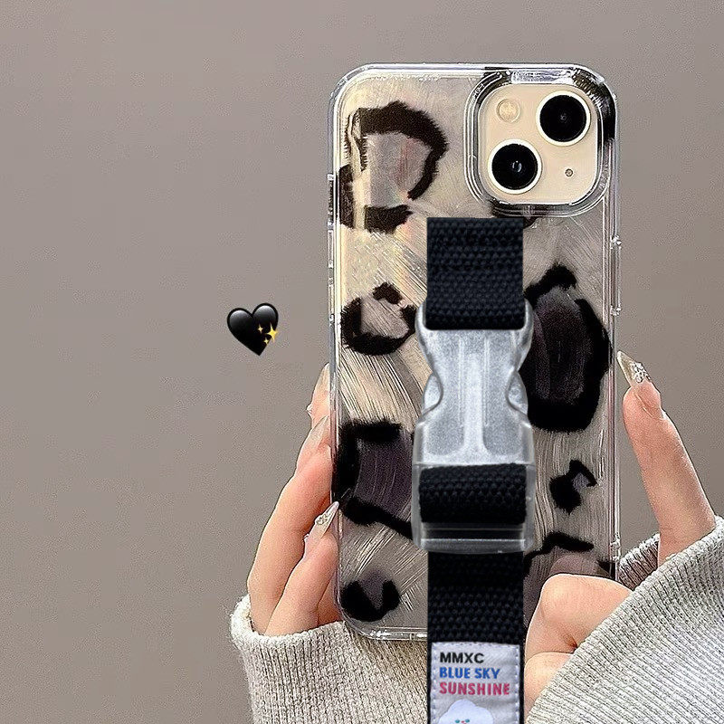 高级感豹纹适用苹果17 16 15 14 pro max手机壳腕带iphone13 12华为mate60 pura70 80小米15 Pro透明定制型号,3C数码配件,手机保护套/壳,淘宝优惠券,粉丝福利购,淘宝优惠卷