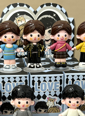定制公仔盲盒娃娃私人订制手办潮玩情侣自制纪念结婚生日惊喜礼物