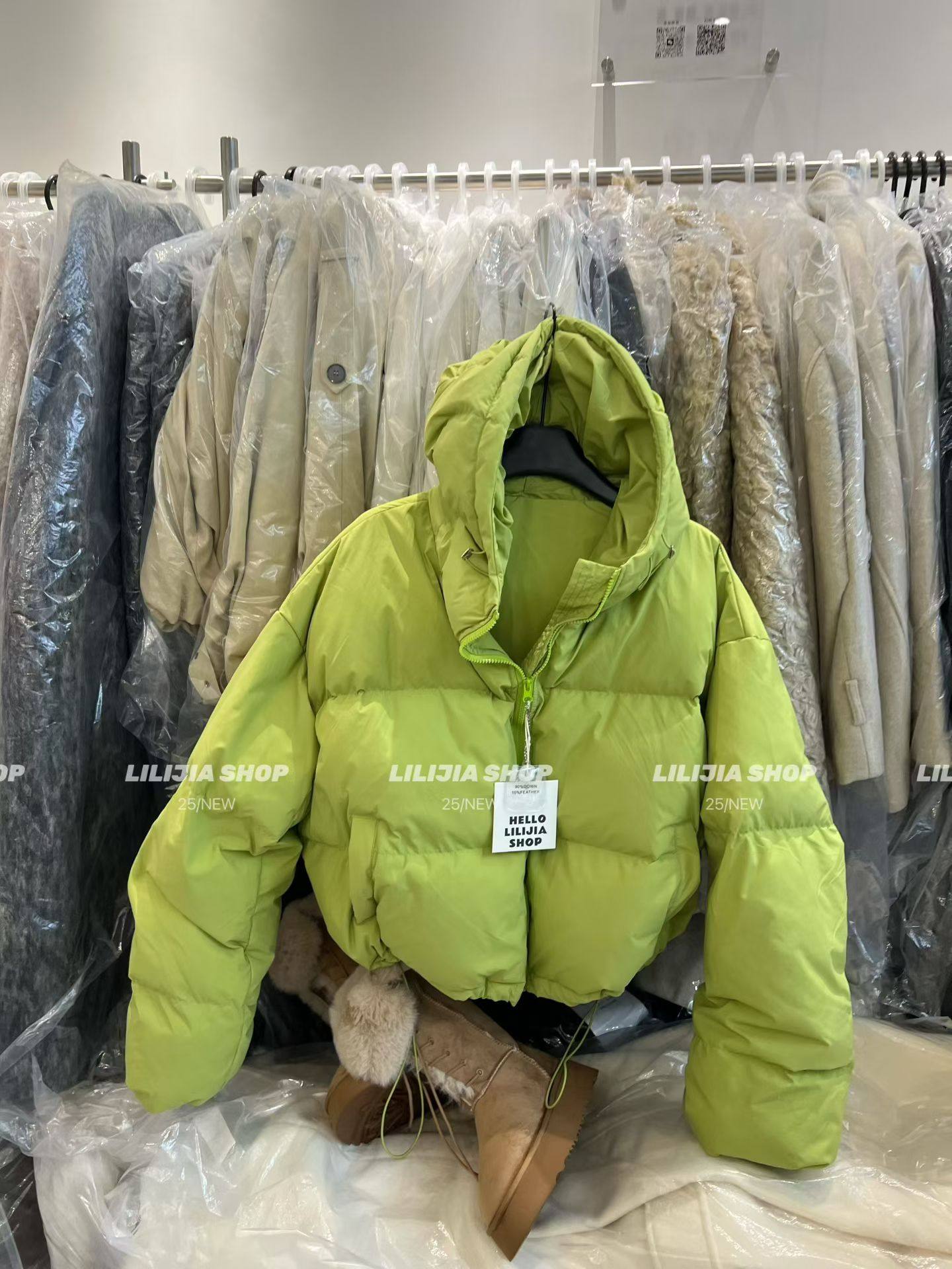 Miss家 短款羽绒服冬季女加厚小个子面包服女韩版冬装连帽外套