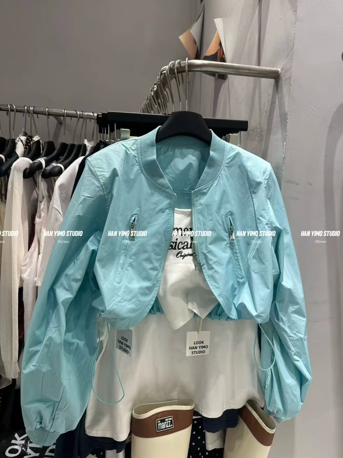 Miss家 韩版时尚百搭宽松显瘦棒球服外套女休闲上衣女2026春夏